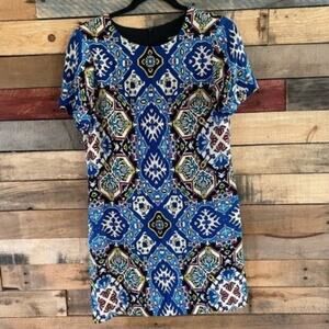 Fifteen Twenty‎ Multi Color Aztec Dress Size XS